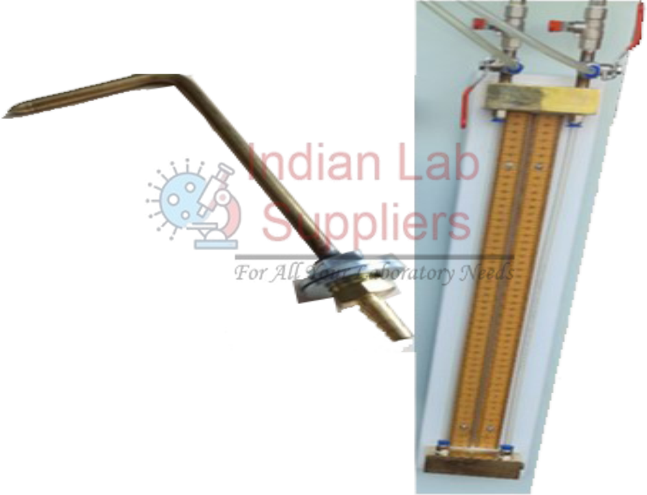 Pitot Tube & Manometer Board (Flow Channel Accessory)